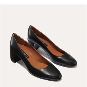 Margaux 6.5/36.5 W/Wide Black Nappa, The Heel